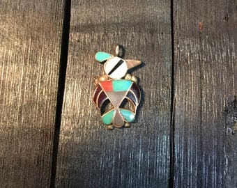 Vintage Native American Sterling Silver Thunder Bird #246
