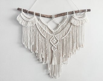 Large 30" Macrame Wall Hanging // tapestry // macrame decor // boho decor // wall art // bohemian // Made to order