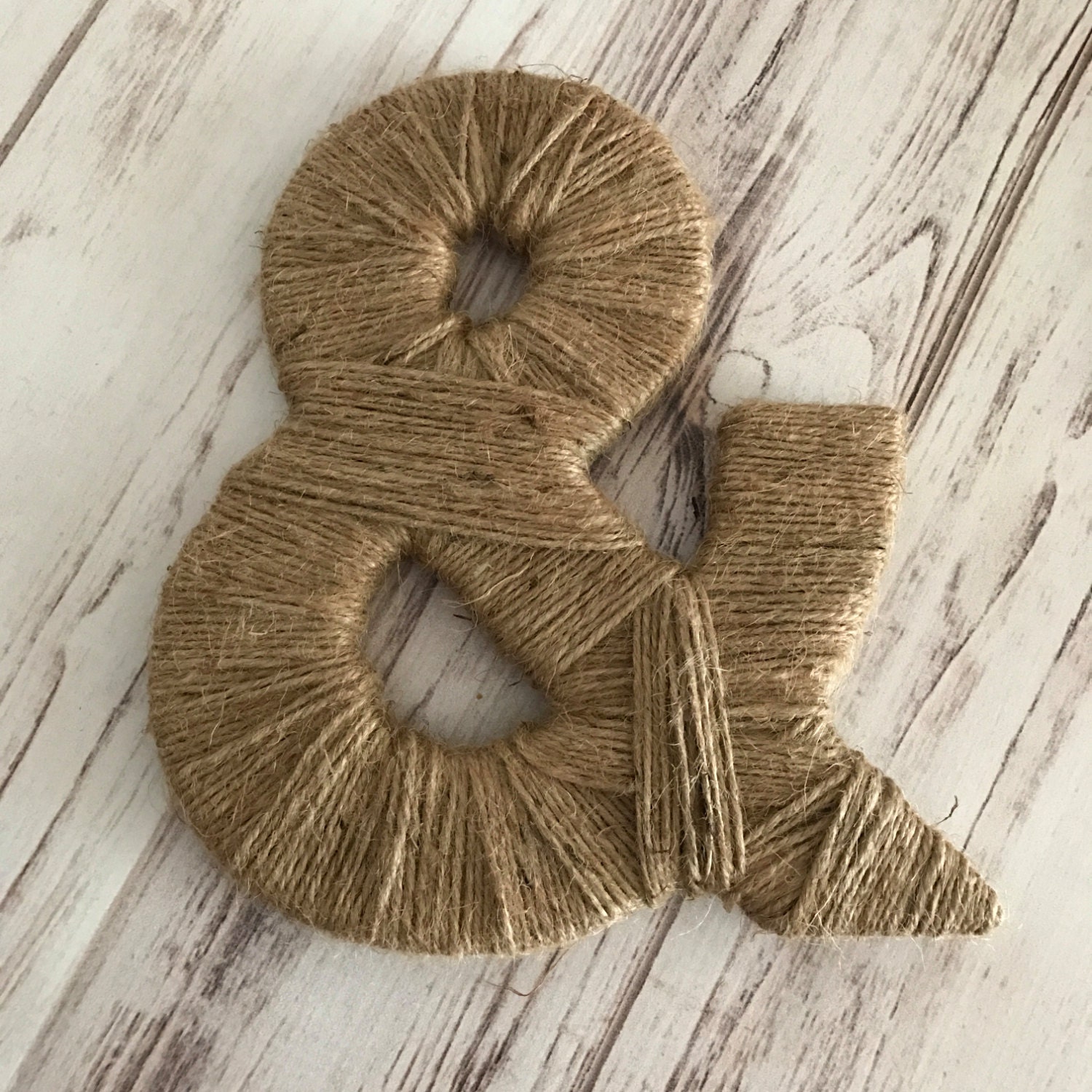 Monogram Letters Custom Yarn Letters Twine by StargazerHomeDecor