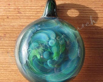 Deep Sea Swirl Glass Pendant