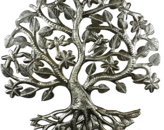 14 inch Tree of Life Dragonfly Wall Art