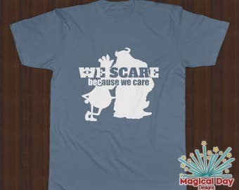 Disney Shirts - We Scare Because We Care - Monsters Inc