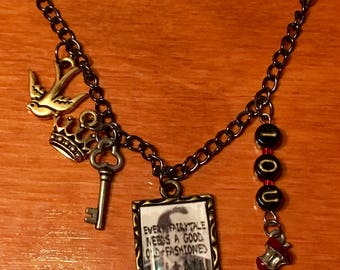 BBC Sherlock Moriarty Nerdy Charm Necklace