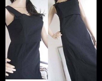 Vintage 80s dress b dress Maxi dress S