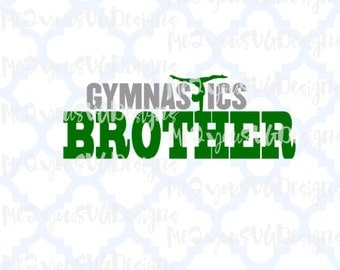 Gymnastics Brother SVG,EPS,PNG,Studio