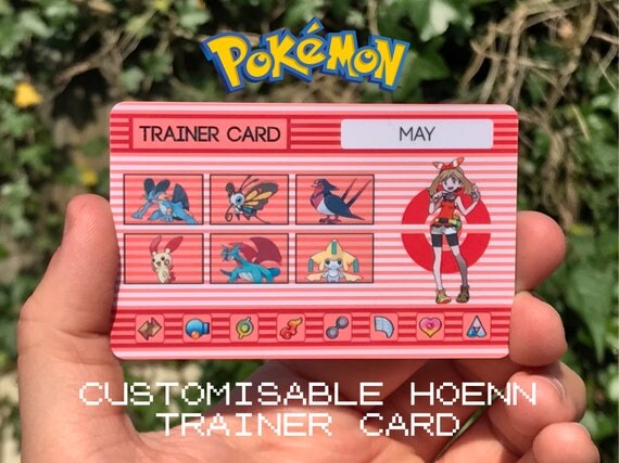 Custom Pokémon Trainer Card Hoenn Design