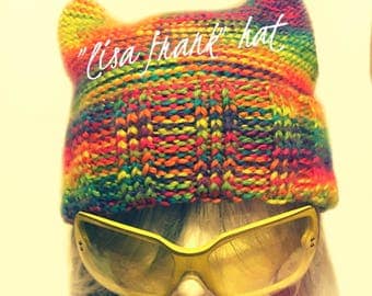 Dummy's Knitty Kitty "Lisa Frank" Hat