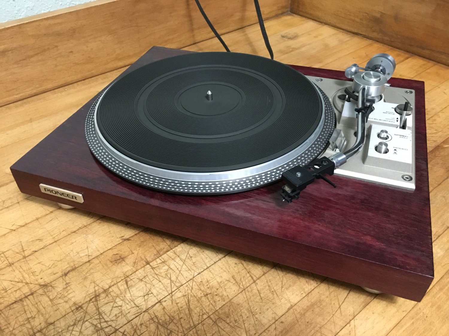 Pioneer PL518 1978 Handmade Purpleheart Audiophile