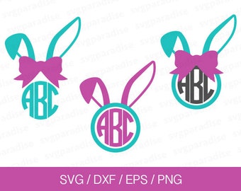 Download Bow bunny svg | Etsy