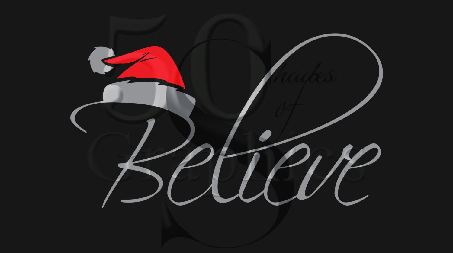 Believe Santa Hat Digital Download Zip File with Svg Eps