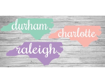 Customized Decal, City Decal, Laptop Decal, Phone Decal, Car Decal, Yeti Decal, Tumbler Decal