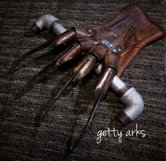 Freddy VS. Jason Glove Movie Replica Prop Thick Copper