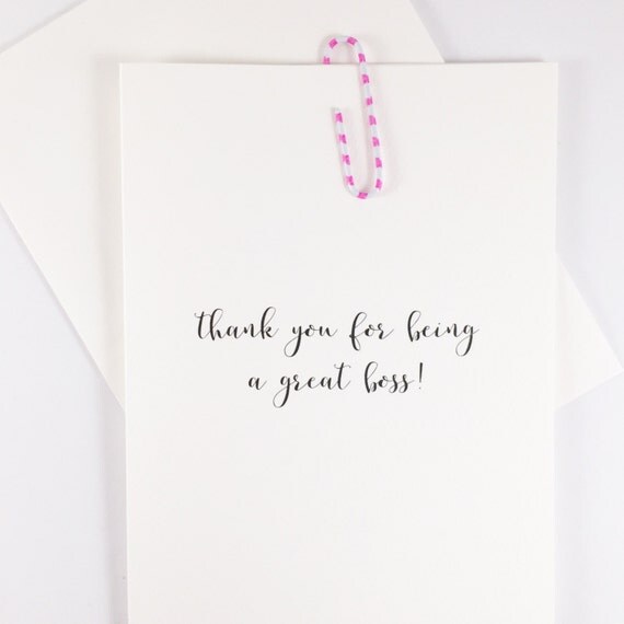 Thank you boss card/Farewell card/Mentor card /Appreciation