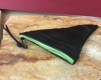 triangular pouches of bicycle tube