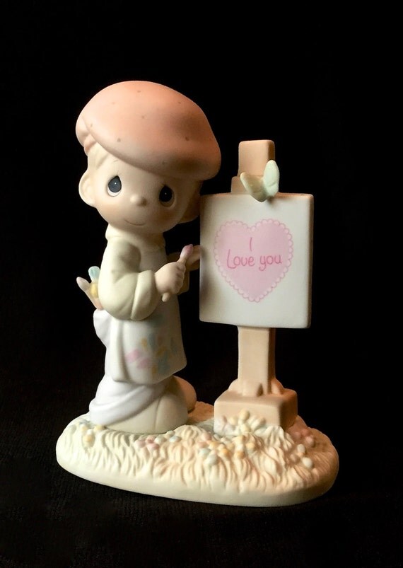 Precious Moments Loving You Dear Valentine 1987