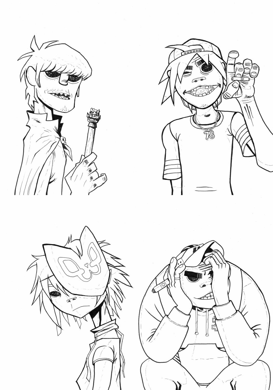 Gorillaz A3 Poster