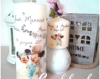 Bougie de mariage avec swarovski Swarovski Disney Disney/mariage