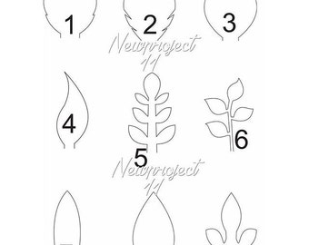 Paper Flower Template