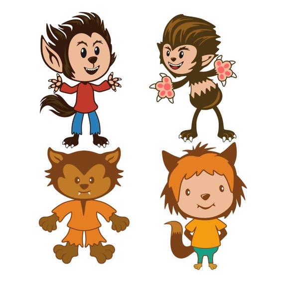 Download Cute Wolf Man wolfman Cuttable Designs SVG DXF EPS