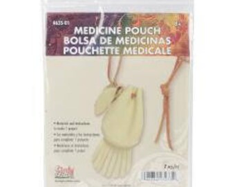 Leathercraft Kit-Medicine Pouch 2"X3"