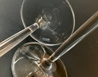 Schott Zwiesel Champagne Flutes Barware Crystal set of 2