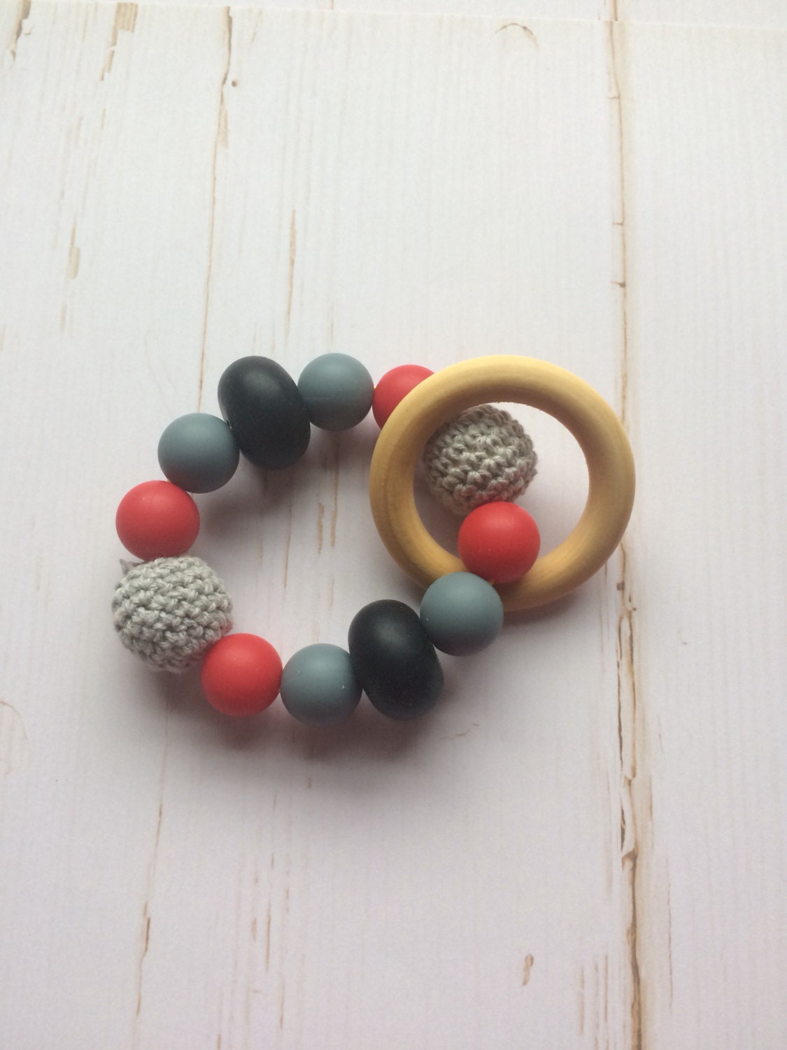 Teething ring silicone teething ring baby silicone ring