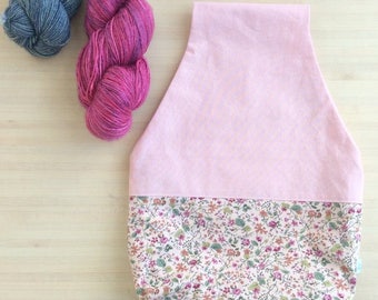 Knit or crochet nomadic - pouch for your outstanding project bag