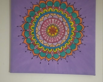 Mandala painting | Etsy