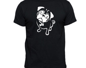 PUG DOG T-Shirt | Pug Dog Face t shirt