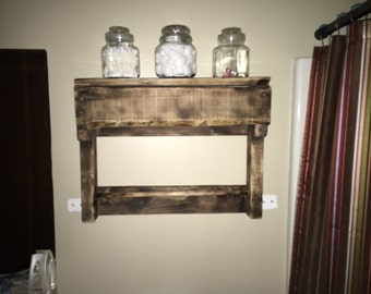 Reclaimed Wood Towel Rack