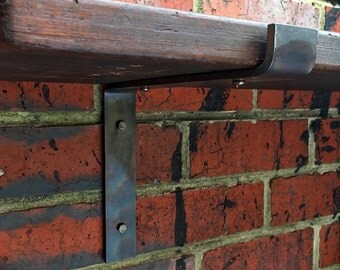 Shelf Bracket Heavy Duty Industrial - 8" x 10" - Plain