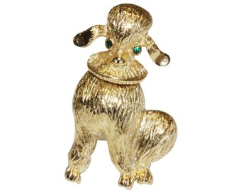 Brooch VINTAGE - poodle dog