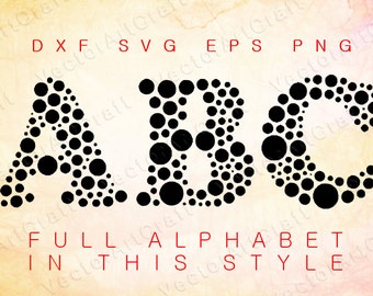 Bubble font Etsy