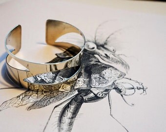 "Three crescents" bracelet