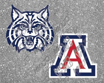 Arizona Wildcats svg dfx jpeg jpg eps layered cut cutting files decal vinyl die cut cricut silhouette