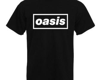 Oasis T-Shirt | Bands T-Shirt, Oasis Band Logo T-Shirt, Definitely Maybe, Oasis Band T-Shirt
