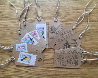 Gift tags, luggage tags , paper tags , travel tags
