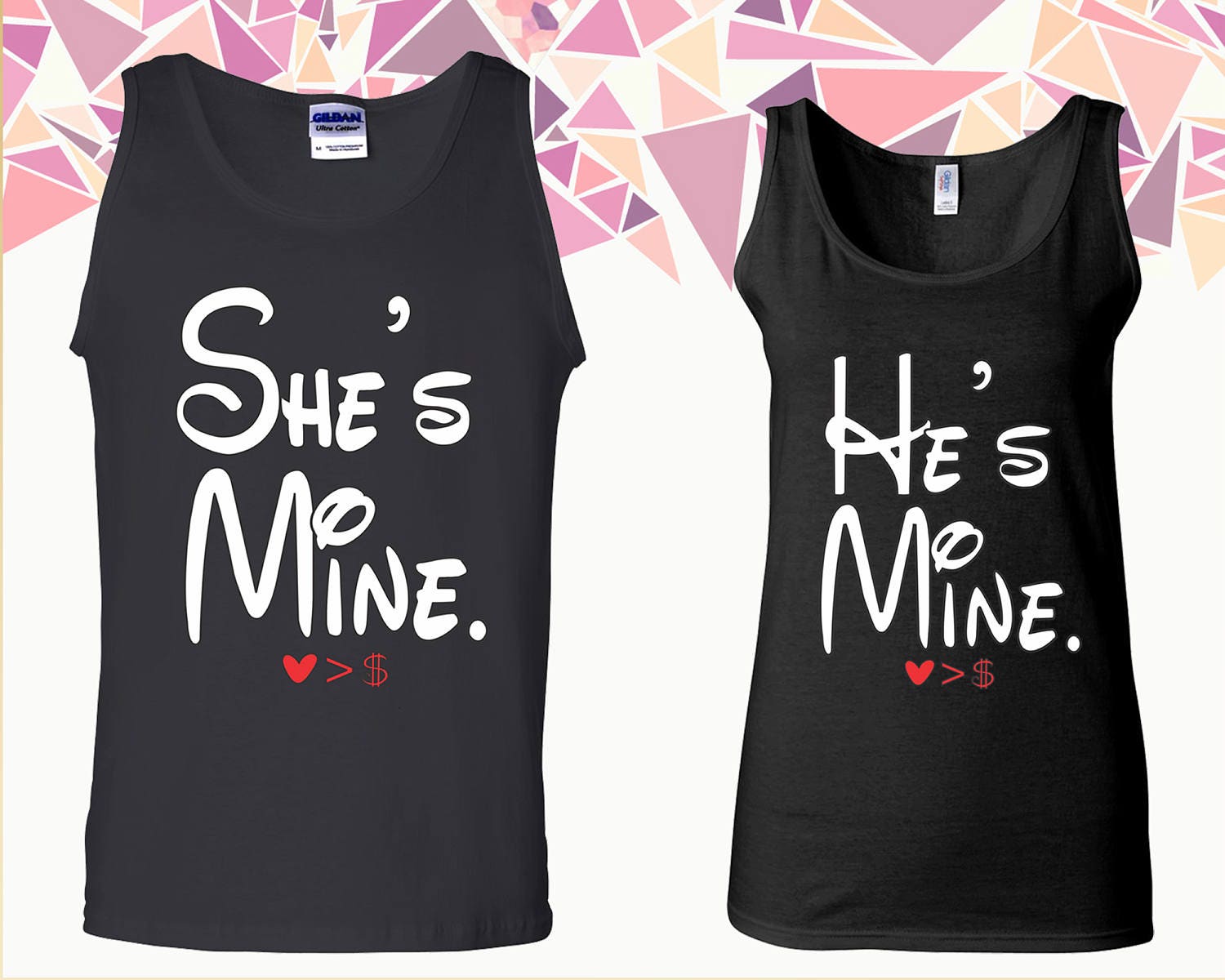 she's mine and he's mine shirts