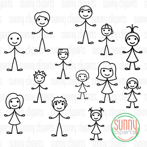 Download Free Svg Stick Family File For Cricut