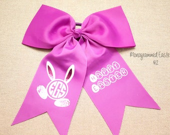 Monogram Easter Bow