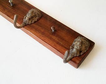 Solid brass hooks | Etsy