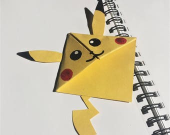 Pikachu bookmark | Etsy