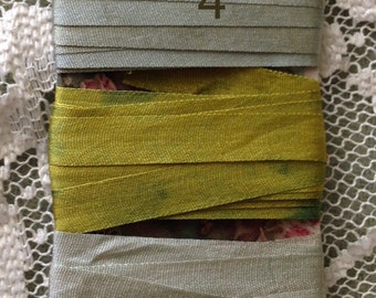 7mm hand dyed silk ribbon
