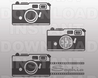 Vintage Camera SVG File -Vector Art for Commercial & Personal Use,Download SVG Cut File for Silhouette and Cricut Cutter