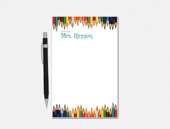 Colored Pencils Notepad