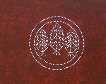 Vintage Japanese Stencil - Vintage Stencil - Kamon Stencil - Family Crest Kamon #79
