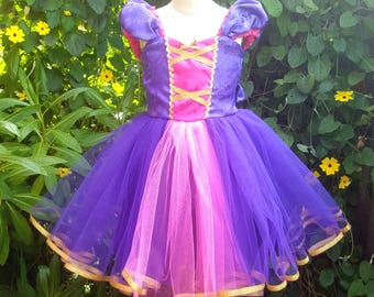 RAPUNZEL dress, Princess Rapunzel, Purple Princess dress, Rapunzel costume, Toddler Princess Dress, Rapunzel Birthday Party, Tangled Dress,