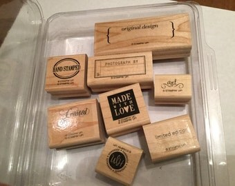 DESTASH - Used Stampin Up Stamp Set - Art By Design