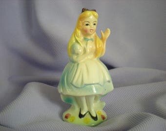 Vintage Alice In Wonderland- Alice Figurine-Alice Disney Character-Alice Through The Looking Glass