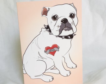 bulldog tattoo etsy bulldog tattoo etsy